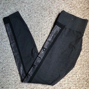 PINK Rhinestone Yoga Legging Sz S